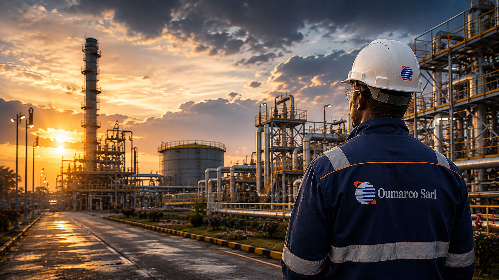 Technicien OUMARCO dans un environnement industriel