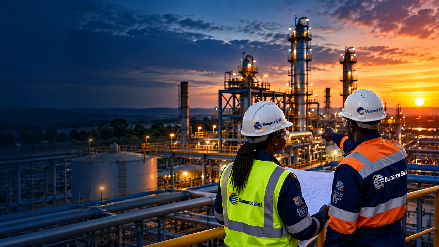 Environnement industriel représentant les références professionnelles d’OUMARCO